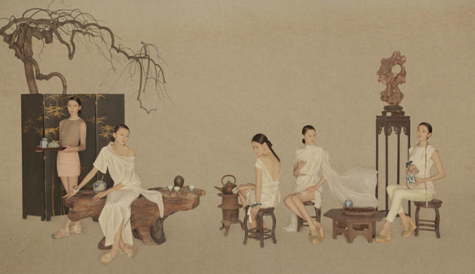 孙郡艺术摄影《明月清风》系列
